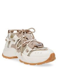 Steve Madden Sneakersy Tazmania Sneaker SM11002419-04005-TBE Brązowy. Kolor: brązowy. Materiał: skóra #7