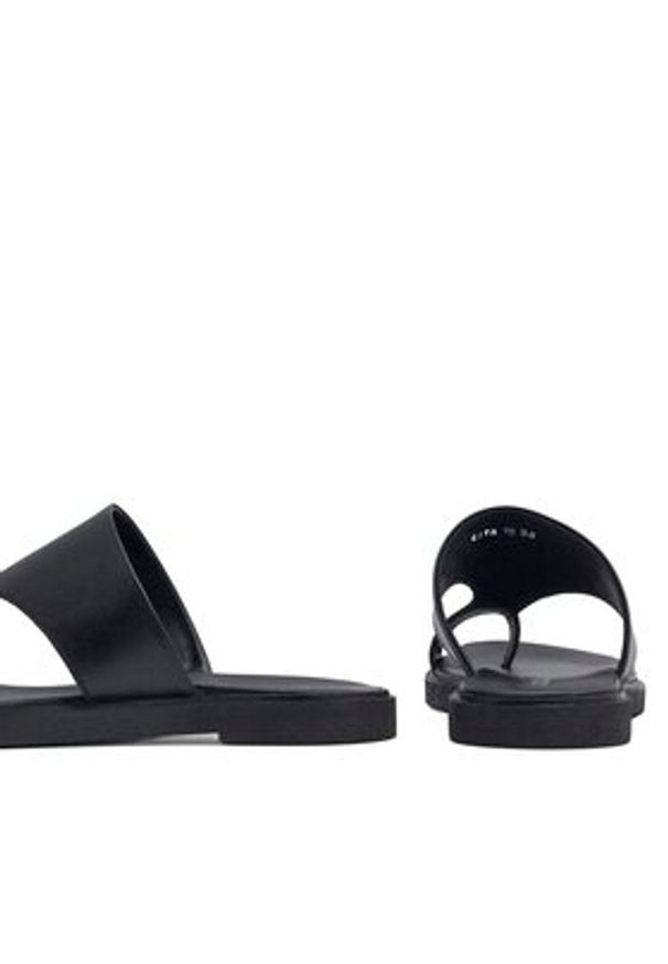 Lasocki Japonki LALITA WI23-LALITA-10 Czarny. Kolor: czarny. Materiał: skóra