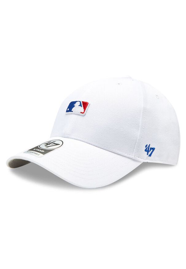 47 Brand Czapka z daszkiem MLB Batter Man Logo Base Runner Snap '47 MVP MLB-BRMPS01WBP-WH Biały. Kolor: biały. Materiał: materiał