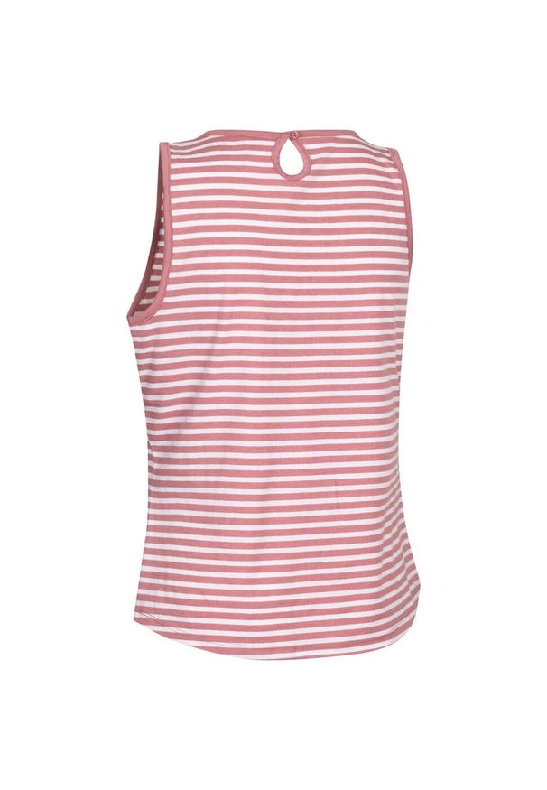 TRESPASS - Vest Top Damski Paski Kelly. Kolor: fioletowy. Wzór: paski