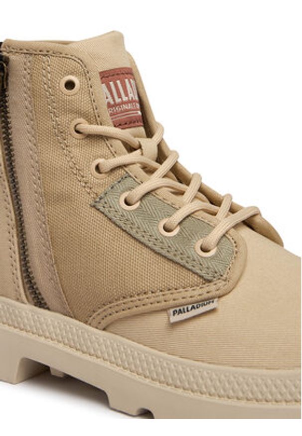 Palladium Trapery Pampadetroitzip Su 94612-221-M Beżowy. Kolor: beżowy. Materiał: materiał
