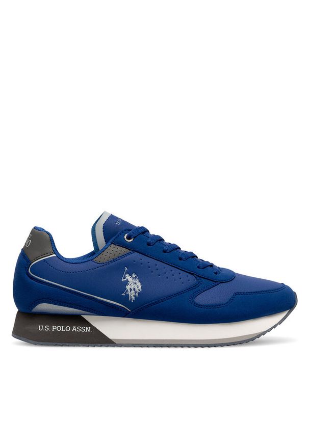 Sneakersy U.S. Polo Assn.. Kolor: niebieski