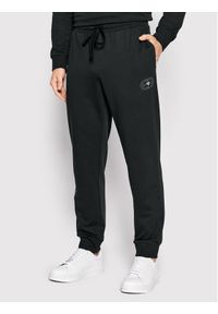 Spodnie dresowe Emporio Armani Underwear. Kolor: czarny. Materiał: syntetyk, dresówka #1
