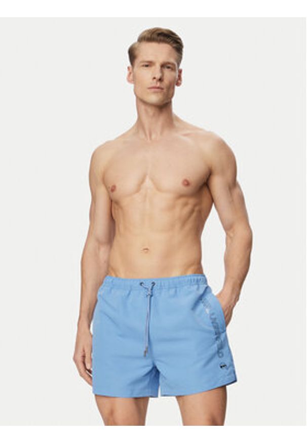 Karl Lagerfeld - KARL LAGERFELD Szorty kąpielowe B1M46001 Niebieski Regular Fit. Kolor: niebieski. Materiał: syntetyk