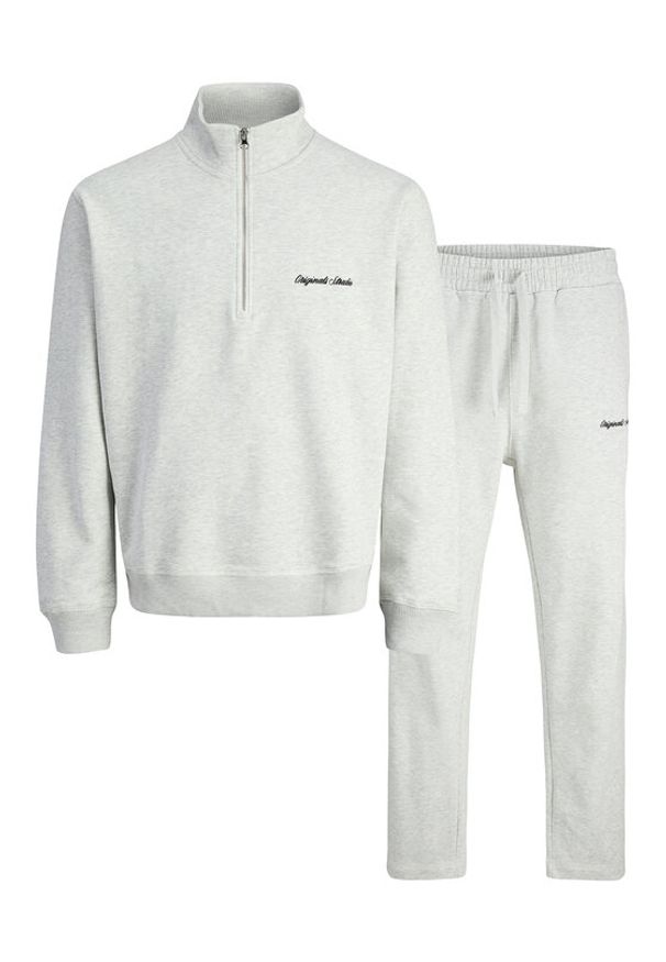 Jack & Jones - Jack&Jones Dres Norrebro 12291538 Szary Relaxed Fit. Kolor: szary. Materiał: bawełna