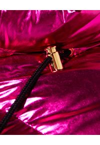 ALEXANDRE VAUTHIER - Różowa kurtka puchowa z połyskiem. Kolor: różowy, wielokolorowy, fioletowy. Materiał: puch. Sezon: zima, jesień #2