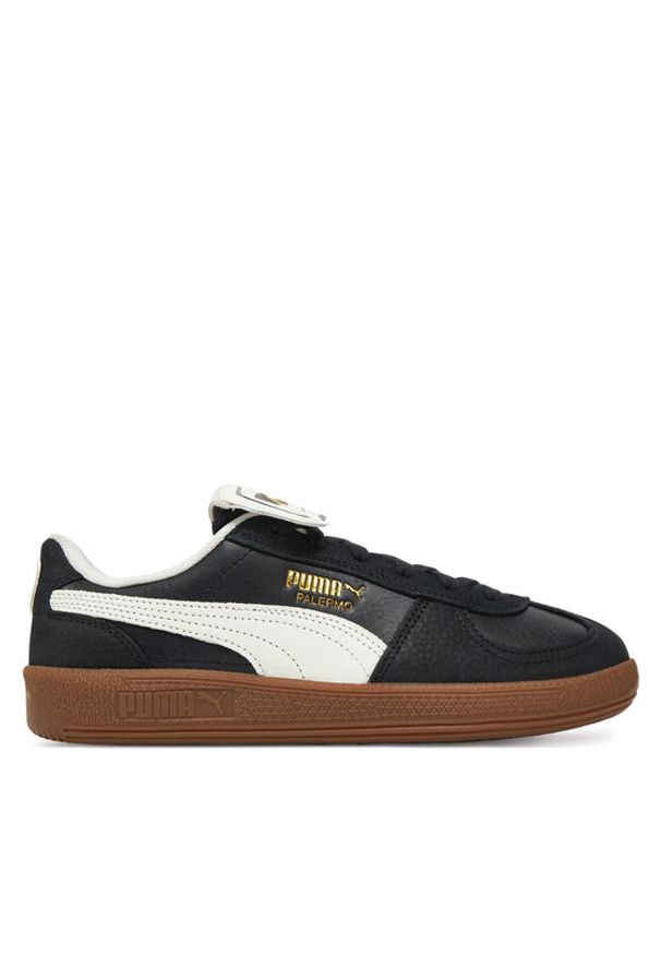 Puma Sneakersy Palermo Premium 401744 02 Czarny. Kolor: czarny. Materiał: skóra, zamsz