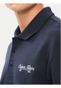Calvin Klein Jeans Polo LV04RG202G Granatowy Regular Fit. Typ kołnierza: polo. Kolor: niebieski. Materiał: bawełna #4