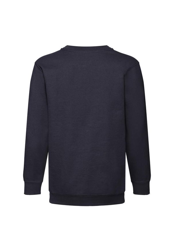 FRUIT OF THE LOOM - Bluza Dziecięca Classic Setin. Kolor: niebieski. Sport: joga i pilates