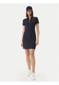 GANT - Gant Sukienka codzienna 4201468 Granatowy Slim Fit. Okazja: na co dzień. Kolor: niebieski. Materiał: bawełna. Typ sukienki: proste. Styl: casual #3