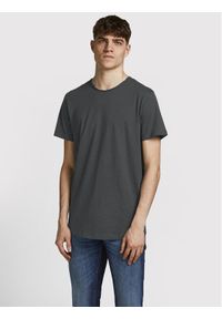 Jack & Jones - Jack&Jones T-Shirt Basher 12182498 Szary Regular Fit. Kolor: szary. Materiał: bawełna
