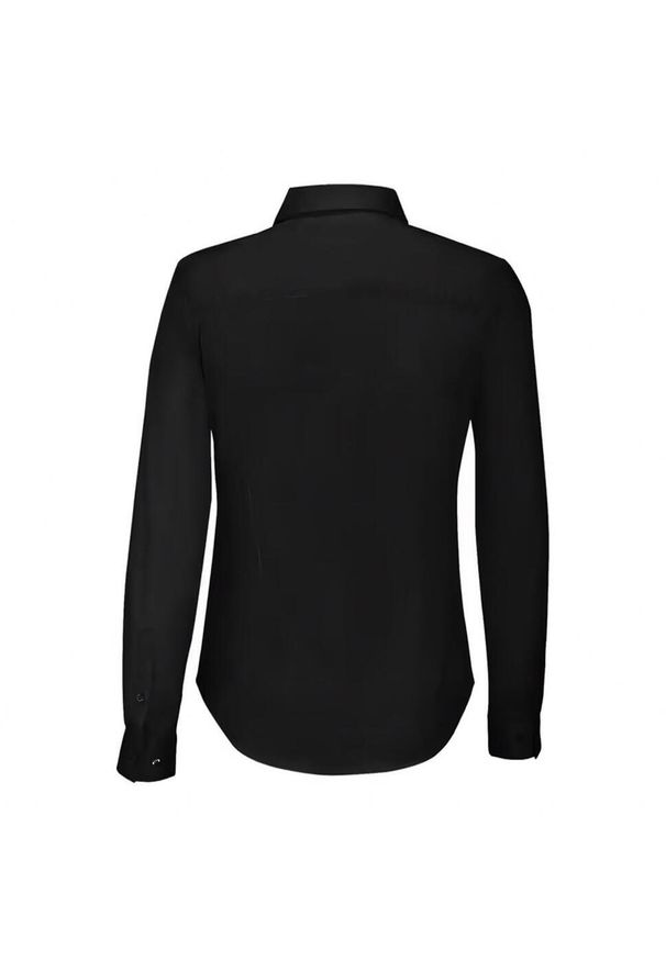 SOL'S - Damska Koszulka Z Długim Rękawem Blake Stretch Shirt. Okazja: na co dzień. Kolor: czarny. Długość rękawa: długi rękaw. Długość: długie. Styl: casual