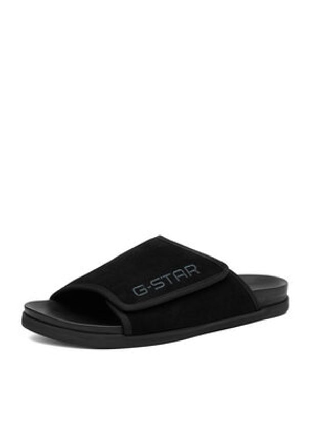 G-Star RAW - G-Star Raw Klapki CEO-ANTON-01 MI08 Czarny. Kolor: czarny. Materiał: zamsz, skóra