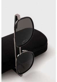 Gucci okulary przeciwsłoneczne męskie kolor czarny. Kolor: czarny #5