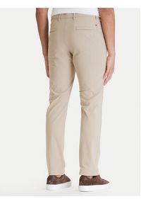 TOMMY HILFIGER - Tommy Hilfiger Chinosy Denton MW0MW43408 Beżowy Slim Fit. Kolor: beżowy. Materiał: syntetyk #5