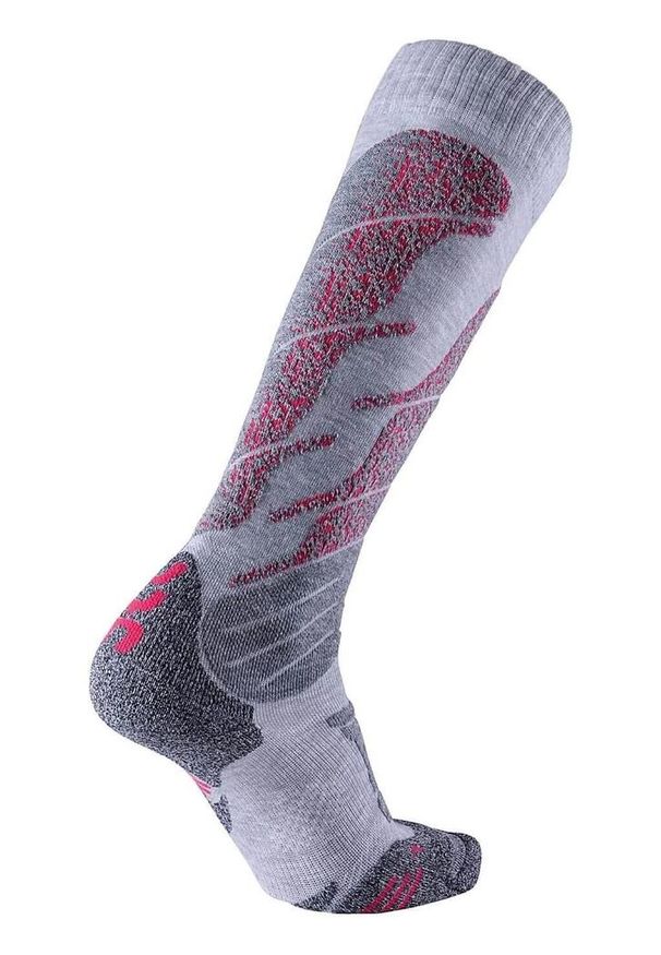 Skarpety narciarskie damskie UYN All Mountain Ski Socks. Kolor: szary. Sport: narciarstwo
