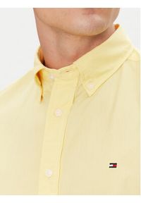 TOMMY HILFIGER - Tommy Hilfiger Koszula MW0MW37584 Żółty Regular Fit. Kolor: żółty. Materiał: bawełna