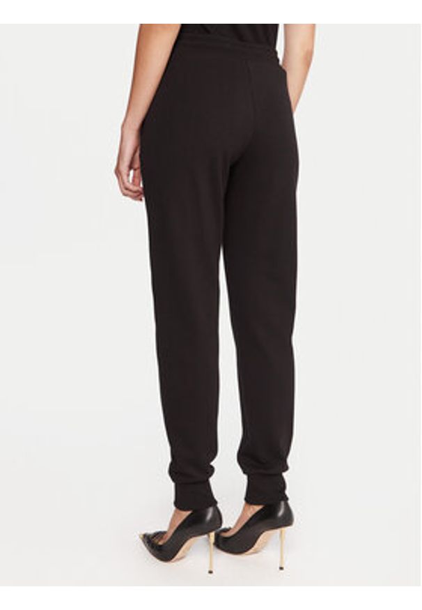 Versace Jeans Couture Spodnie dresowe 79HAAT06 CF01T Czarny Regular Fit. Kolor: czarny. Materiał: bawełna