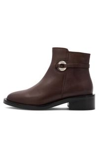 Gino Rossi Botki DORIS-110394 Brązowy. Kolor: brązowy. Materiał: skóra #4