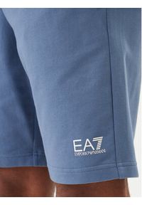 EA7 Emporio Armani Szorty sportowe 8NPS65 PJVRZ UB064 Niebieski Regular Fit. Kolor: niebieski. Materiał: bawełna. Styl: sportowy #4