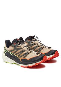 salomon - Salomon Buty do biegania Thundercross L47688400 Brązowy. Kolor: brązowy. Materiał: materiał