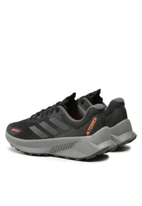Adidas - adidas Buty do biegania Terrex Soulstride Flow Gtx GORE-TEX ID6714 Czarny. Kolor: czarny. Materiał: materiał, mesh. Technologia: Gore-Tex. Model: Adidas Terrex