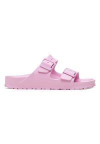 Birkenstock - BIRKENSTOCK ARIZONA EVA FONDANT PINK Klapki damskie. Okazja: na spacer, na co dzień, na plażę. Kolor: różowy. Materiał: materiał. Wzór: paski. Sezon: lato. Styl: casual, klasyczny #1