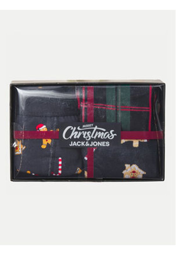 Jack & Jones Komplet bielizny Xmas 12266765 Granatowy. Kolor: niebieski. Materiał: bawełna