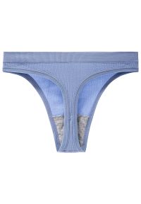 Intica - Stringi niewidoczne pod ubraniem z elastycznego materiału Nubia. Kolor: niebieski. Materiał: materiał #1