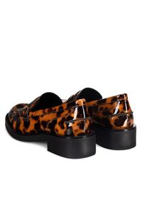 Eva Minge Mokasyny FATEN-116003 Brązowy. Kolor: brązowy. Materiał: skóra, lakier #8