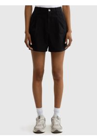 Big-Star - Szorty damskie bawełniane czarne Elia 906. Kolor: czarny. Materiał: bawełna. Długość: krótkie. Sezon: lato. Styl: elegancki #1