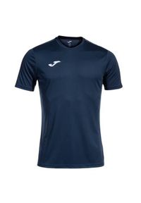 Koszulka sportowa męska Joma 103245331. Kolor: niebieski. Materiał: poliester. Długość rękawa: krótki rękaw. Długość: krótkie
