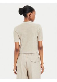 Marella Sweter 2423366231 Beżowy Regular Fit. Kolor: beżowy. Materiał: wiskoza #3