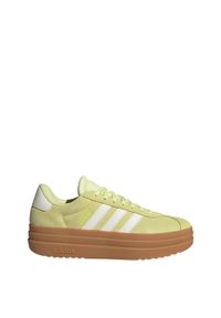 Adidas - Buty VL Court Bold. Kolor: biały, żółty, wielokolorowy. Obcas: na platformie