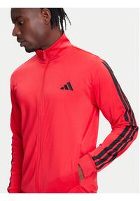 Adidas - adidas Dres Basic 3-Stripes JI8852 Czerwony Regular Fit. Kolor: czerwony. Materiał: syntetyk #3