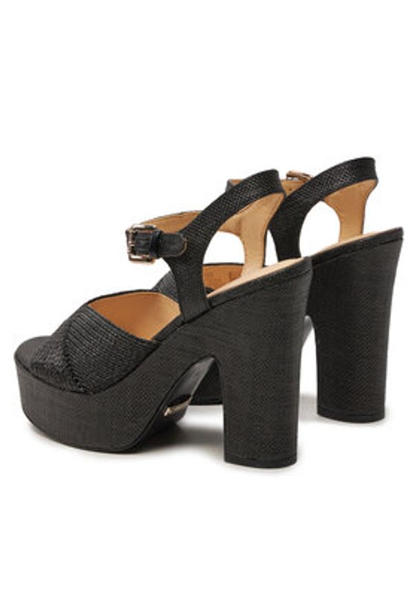 Guess Sandały Starla FLTSTA ELE03 Czarny. Kolor: czarny