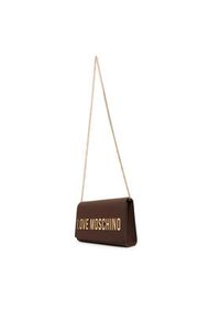 Love Moschino - LOVE MOSCHINO Torebka JC4103PP1NKD0301 Brązowy. Kolor: brązowy. Materiał: skórzane