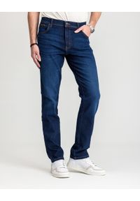 Wrangler - MESKIE SPODNIE WRANGLER TEXAS SLIM NIGHT SHADE 112350865. Sezon: zima, jesień, lato. Styl: elegancki #8