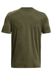 Under Armour T-Shirt UA SPORTSTYLE LC SS 1326799 Khaki Regular Fit. Kolor: brązowy. Materiał: bawełna, syntetyk #4