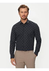 BOSS - Boss Koszula 50520063 Czarny Slim Fit. Kolor: czarny. Materiał: bawełna #1