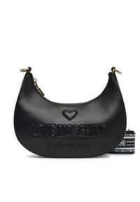 Love Moschino - LOVE MOSCHINO Torebka JC4219PP0MKF0000 Czarny. Kolor: czarny. Materiał: skórzane