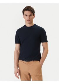 BOSS T-Shirt H-Thompson 228 50557395 Granatowy Regular Fit. Kolor: niebieski. Materiał: bawełna #1