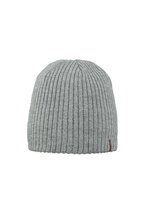 Czapka Barts Wilbert. Kolor: szary. Materiał: dziergany, polar. Sezon: zima. Styl: klasyczny, sportowy