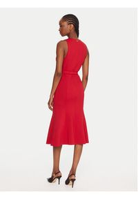 TwinSet - TWINSET Sukienka koktajlowa 252TP2606 Czerwony Slim Fit. Kolor: czerwony. Materiał: wiskoza. Styl: wizytowy #5
