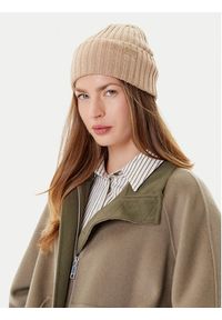 Weekend Max Mara Czapka Ritmo 2525576035 Brązowy. Kolor: brązowy. Materiał: wełna, materiał