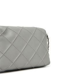 Tory Burch Torebka Fleming Small 169226 Szary. Kolor: szary. Materiał: skórzane