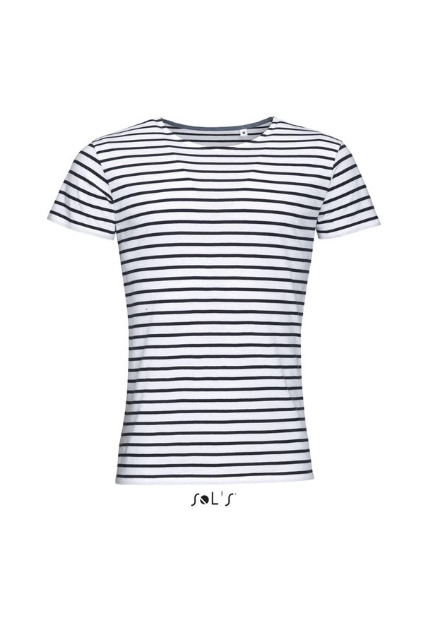 SOL'S - Koszulka Sol's Miles. Kolor: wielokolorowy, niebieski, biały. Materiał: bawełna