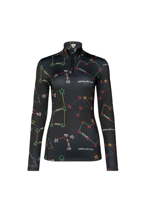 Bluza termoaktywna damska Rossignol Booster 1/2 Zip Top 100. Kolor: czarny