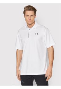 Under Armour Polo UA Tech 1290140 Biały Regular Fit. Typ kołnierza: polo. Kolor: biały. Materiał: syntetyk