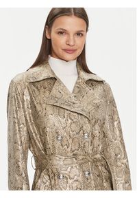 Guess Trencz Mila W4RL31 WFZU0 Brązowy Regular Fit. Kolor: brązowy. Materiał: skóra